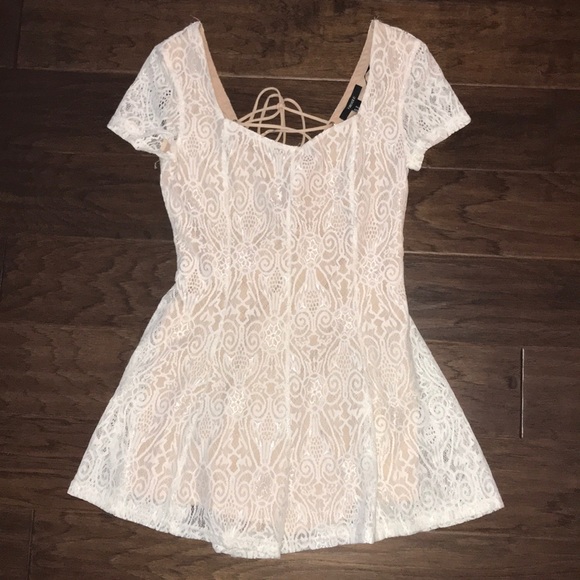 Knit Lace Forever 21 Romper - Picture 3 of 5